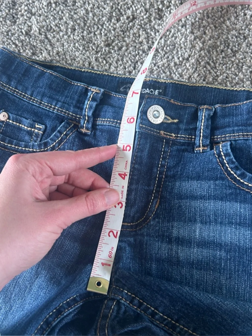 [Jordache] Denim Shorts w Lace Trim
